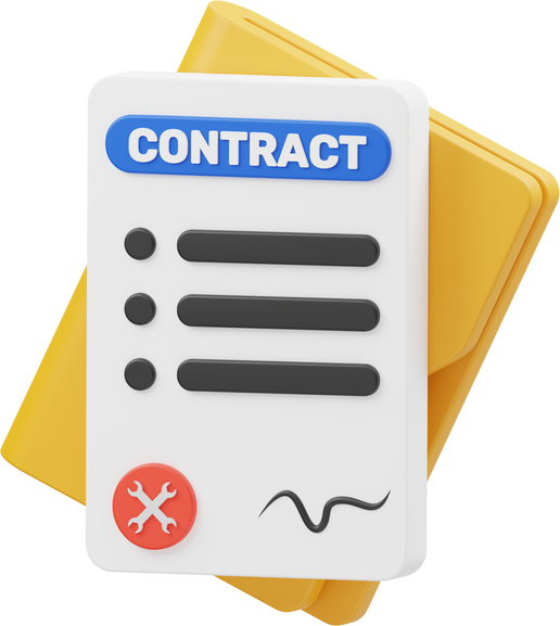 Labour Contract 3D Icon